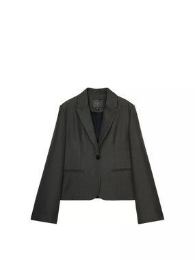 NWT Zara Tailored dark Khaki Women's Blazer